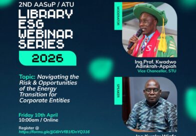 Announcement: 2nd AASUP/ATU Library ESG Webinar Series 2026